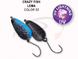 Колеблющиеся блесна Crazy Fish Lema 1.6gr #53