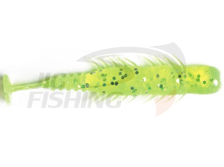 Мягкие приманки Lucky John Pro Series Bugsy Shad 2.8&quot; #071 Lime Chartreuse