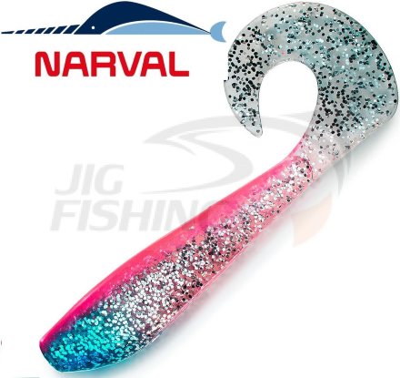 Мягкие приманки Narval Curly Swimmer 12cm #027 Ice Pink