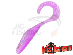 Мягкие приманки Bass Assassin Curly Shad 4&quot; #CSA26374 Pink Diamond