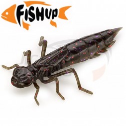 Мягкие приманки FishUp Dragonfly 1.7&quot; #050 Green Pumpkin Brown Red &amp; Purple