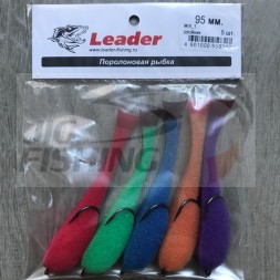 Поролоновые рыбки Leader 95mm #Mix1