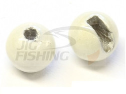 Вольфрамовые головки с вырезом Trout White 2.8mm 0.2gr (5шт/уп)