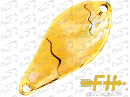 Колеблющаяся блесна Field Hunter Gold Rush Shell 3gr #01 Gold