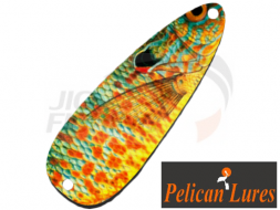 Колеблющаяся блесна Pelican Lures Flutter Trolling Spoon 5.6gr #18 Pumpkin Seed