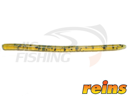 Мягкие приманки Reins Swamp Worm Micro 2.8&quot; #429 Motor Oil Pepper