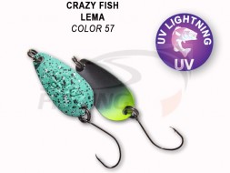 Колеблющиеся блесна Crazy Fish Lema 1.6gr #57