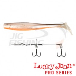 Силиконовые приманки Lucky John Kubira Swim Shad Set 10.3''+Stinger XL #PG18