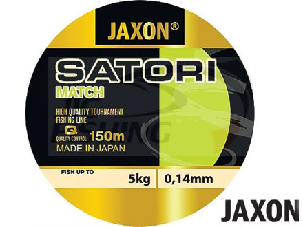 Леска монофильная Jaxon Satori Match 150m 0.12mm 3kg