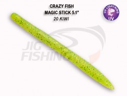 Мягкие приманки Crazy Fish Magic Stick 5.1&quot; #20 Kiwi