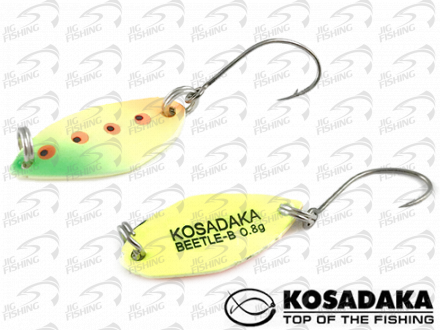 Колеблющаяся блесна Kosadaka Trout Police Beetle-B 21mm 0.8gr #D05