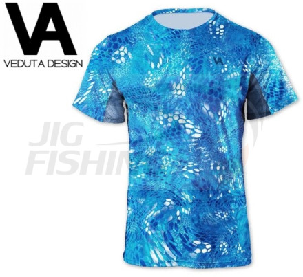 Футболка Veduta Reptile Skin Blue Water Air Series UPF50+ XL