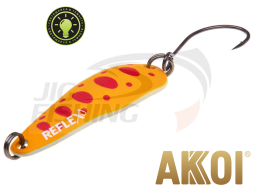 Блесна колеблющаяся Akkoi Reflex Cyclone 32mm 2.6gr  #R29