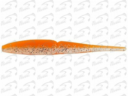 Мягкие приманки Sawamura One&#039;Up Slug 5&quot; #104 Orange Glitter