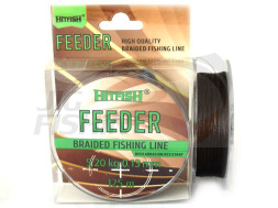 Шнур плетеный HitFish Feeder Braid X4 PE 125m Brown 0.17mm 7kg