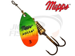 Вращающаяся блесна Mepps Aglia Fluo 3 #Tiger