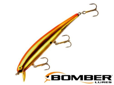Воблер Bomber Long A B15A 114F #MKFOW Glod Chrome Flourescent Orange