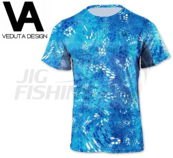 Футболка Veduta Reptile Skin Blue Water Air Series UPF50+ 2XL