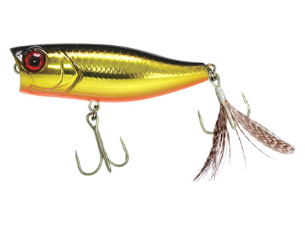 Воблер Jackall Chubby Popper 42   Hl Gold &amp; Black