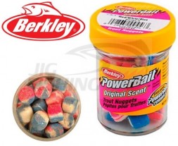 Форелевые наггетсы Berkley PowerBait Trout Nuggets 50gr Red White Blue