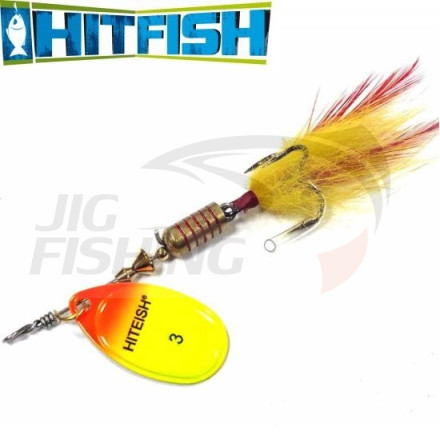 Вращающаяся блесна HitFish Palia #1 4gr 45mm 77