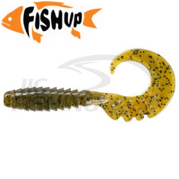 Мягкие приманки FishUp Fancy Grub 1&quot; #074 Green Pumpkin Seed