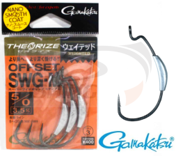 Офсетные крючки Gamakatsu Offset SWG-M #5/0 3.5gr (3шт/уп)