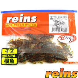 Мягкие приманки Reins Ring Craw Micro 1.5&quot; #565 Motor Oil Green Flake