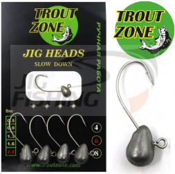 Джиг-головки Trout Zone Hook Up #6 1.6gr (4шт/уп)