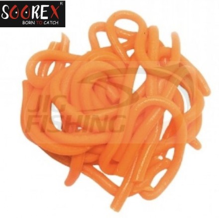 Мягкие приманки Soorex Bait Pasta 100mm #106 Orange