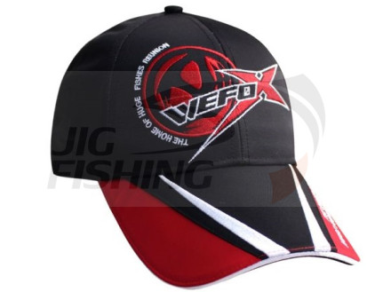 Бейсболка Wefox WDX 1006 Black/Red