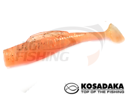 Мягкие приманки Kosadaka Weedless Minnow 88mm #ORG