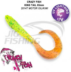 Мягкие приманки Crazy Fish King Tail 2.5&quot; #2014T