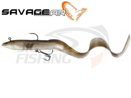 Силиконовая приманка Savage Gear 3D Real Eel 20 38g #02 Olive Pearl