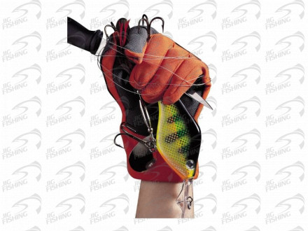 Перчатка защитная Lindy Fish Handling Glove (на правую руку) Orang XXL