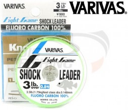 Флюорокарбон  Varivas Light Game Mebaru Shock Leader 30m #1.2 0.185mm 2.75kg 5Lb