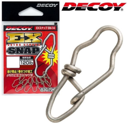 Застежка Decoy SN-14 EX Snap #4 150lb (7шт/уп)