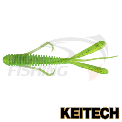 Мягкие приманки Keitech Hog Impact 3.5&quot; #424 Lime Chartreuse