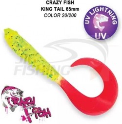 Мягкие приманки Crazy Fish King Tail 2.5&quot; #20200T