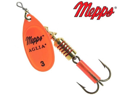 Вращающаяся блесна Mepps Aglia Fluo 3 #Orange