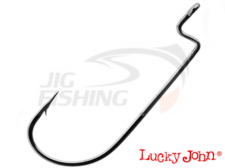 Офсетные крючки Lucky John LJH340 #1 (8 шт в уп)