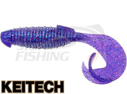 Мягкие приманки Keitech Flapper Grub 4&quot; #EA04 Violet