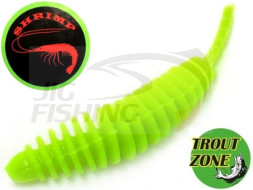 Мягкие приманки Trout Zone Plamp 1.6&quot; Green Chartreuse Shrimp