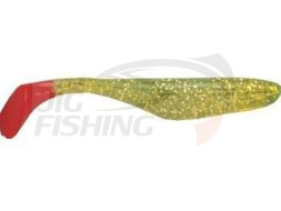 Мягкие приманки Bass Assassin Sea Shad 4&quot; #233 Chartreuse Silver Glow Red Tail