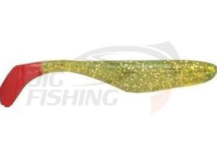 Мягкие приманки Bass Assassin Sea Shad 4&quot; #233 Chartreuse Silver Glow Red Tail