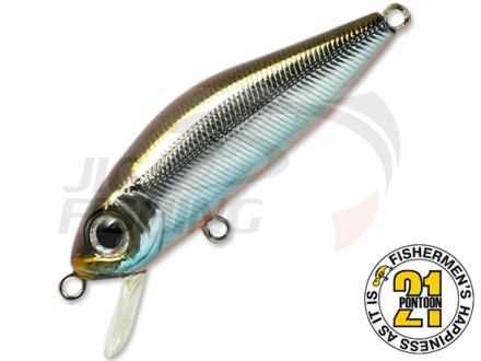 Воблер Pontoon21 Crackjack 58F-SR #154 Metallic HG Wakasagi OB