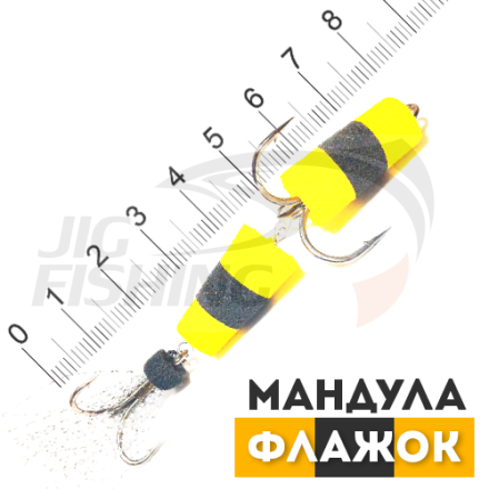 Мандула Флажок 80mm  ЖЧЖ