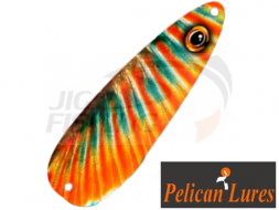 Колеблющаяся блесна Pelican Lures Flutter Trolling Spoon 5.6gr #46 Rainbow Darter