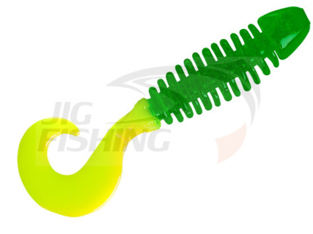 Мягкие приманки YUM F2 Wooly Curltail 2&quot; #302 Lemon Lime