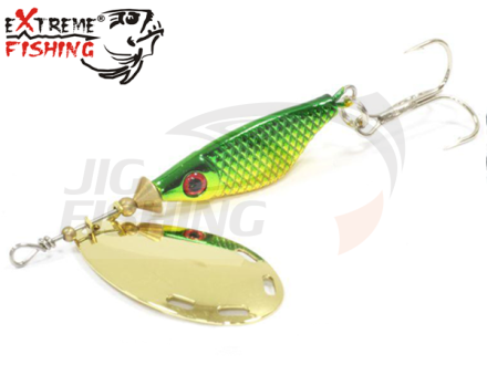 Блесна вертушка Extreme Fishing Obsolute Obsession #4 15gr #09 G/Green/G